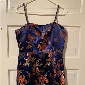 Shein silklike  above the knee dress